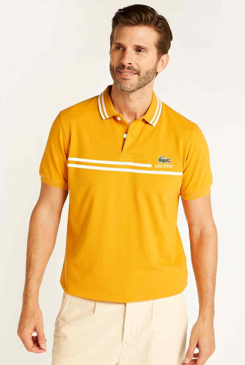 Buy Premium Lacoste Yellow Polo Shirts for Men IndusRobe