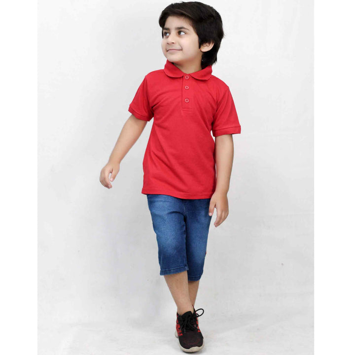Red Polo for Boy - IndusRobe