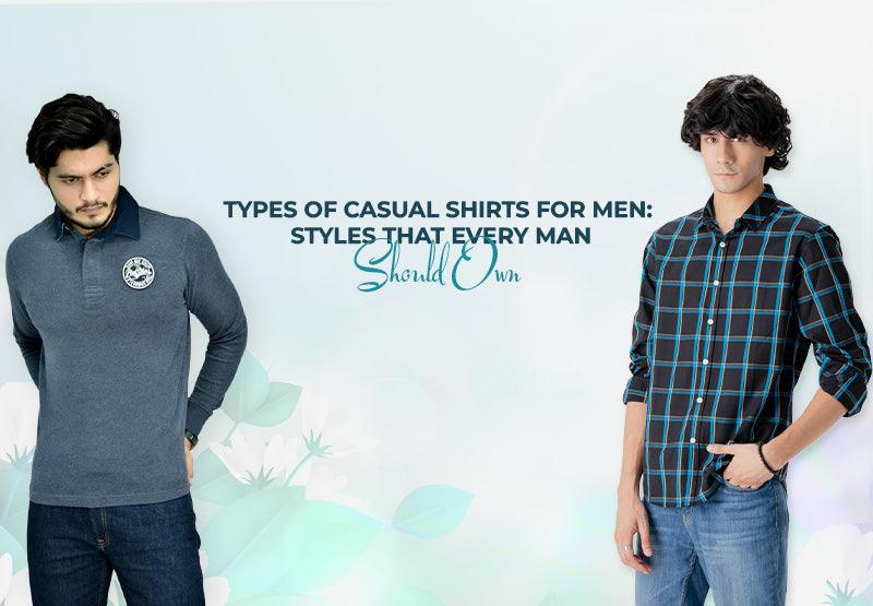 Best 5 Different Types of Casual Shirts for Men – IndusRobe