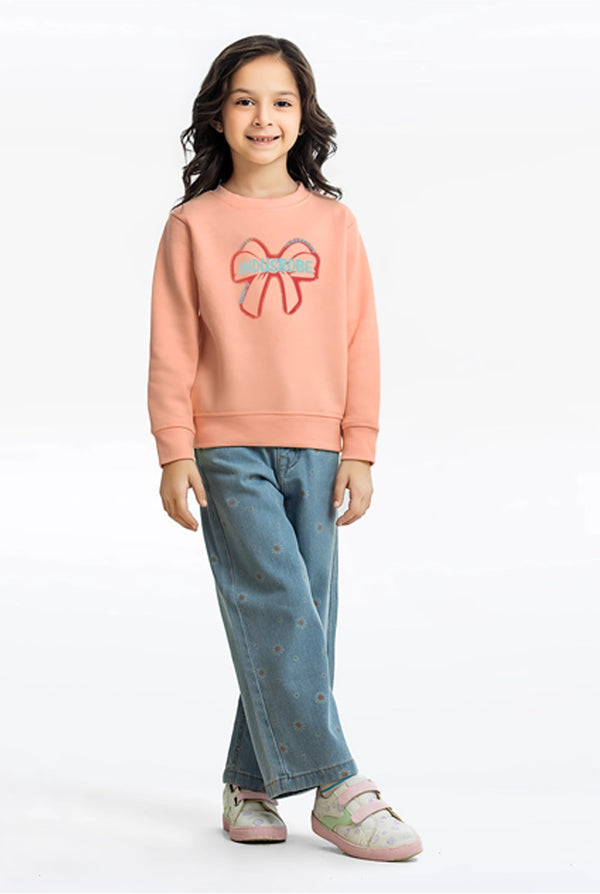 Girls' Printed Sweatshirt – Bold & Stylish Design | Indusrobe