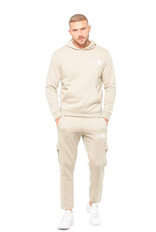 Oversize Men's Tracksuit | Skin Hoodie & Cargo Pants | Relaxed Fit