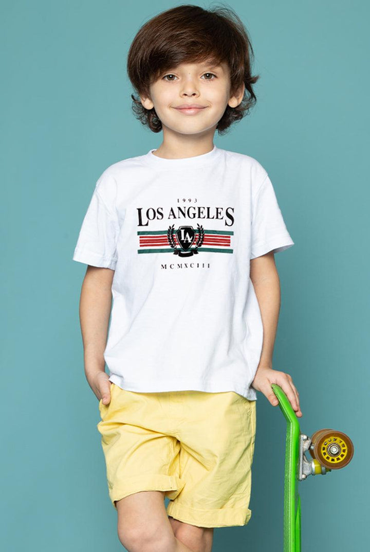 Los Angeles Printed T-Shirt for Boy - IndusRobe