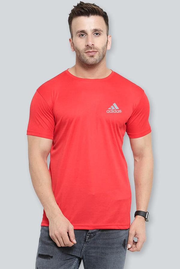 Adidas Red Dri-Fit T-Shirt for Men - IndusRobe