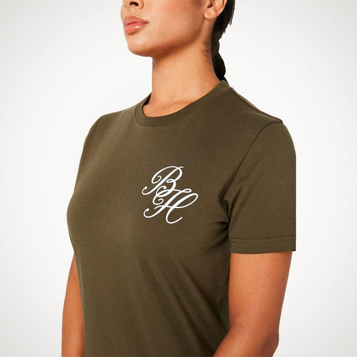 B&H Khaki t-shirt for Women (IRTSWM green)