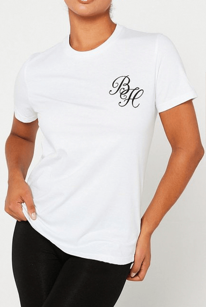 B&H white t-shirt for Women (IRTSWM white) - IndusRobe