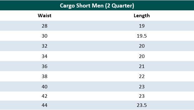 Black Cargo Cotton Short for Men ( 2 Quarter ) - IndusRobe