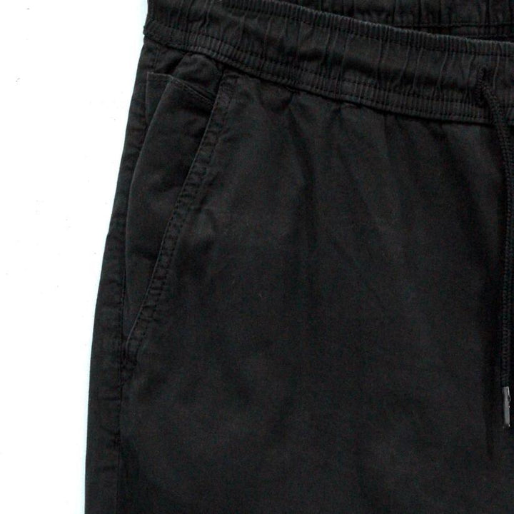 Black Cargo Cotton Trouser for Men - IndusRobe