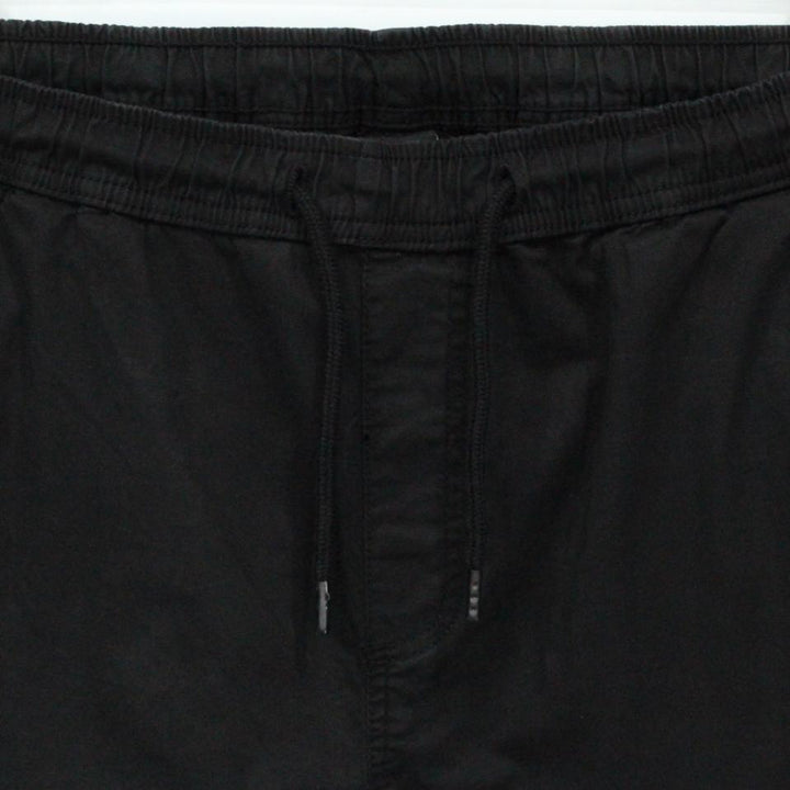 Black Cargo Cotton Trouser for Men - IndusRobe