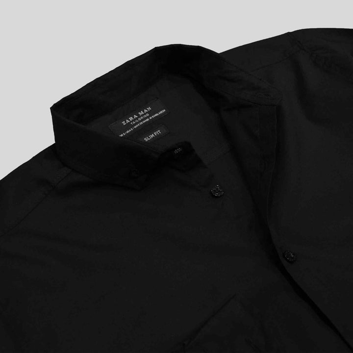 Black Casual Shirt for Men (Cotton Shirt) - IndusRobe