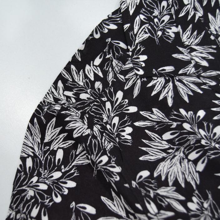 Black Floral Print Casual Shirt for Men - IndusRobe
