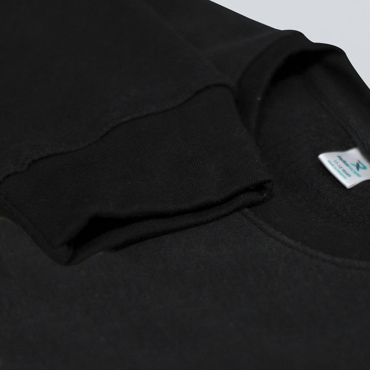 Black Sweat Shirts for Boys (Fleece)