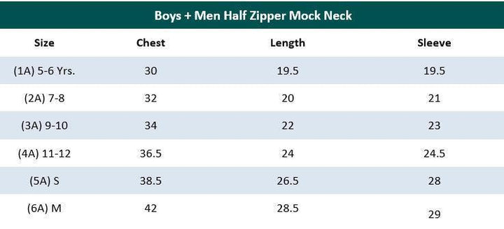 Blue Sports Half zipper Mock Neck for Boys