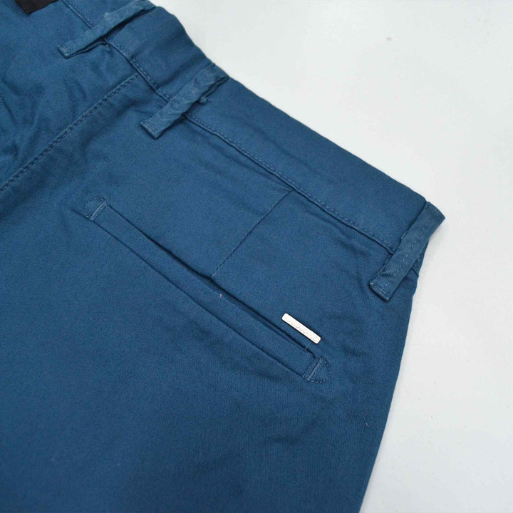 Blue Cotton Short for Men (2 Quarter) - IndusRobe
