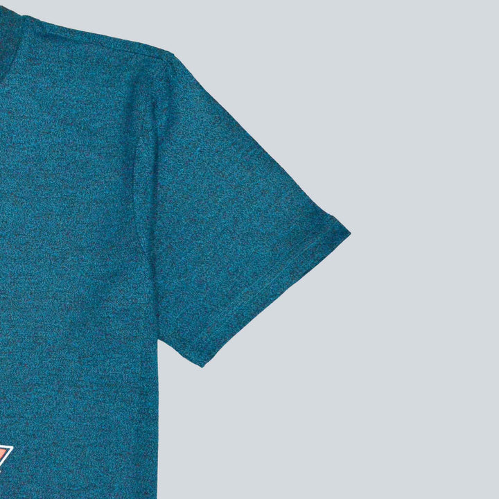 Dark Blue Printed T-Shirt for Boys - IndusRobe