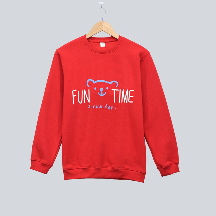 Red Sweatshirt for Boys (Fleece)