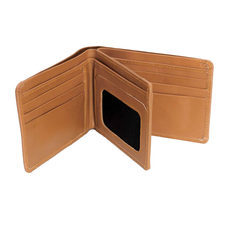 Brown Leather Pocket Wallet - IndusRobe