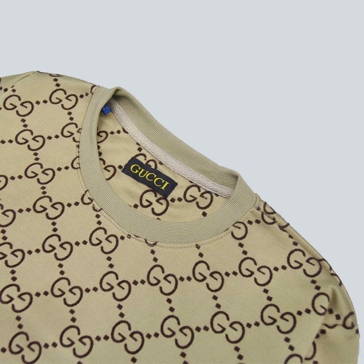 Brown Polyster Sweatshirt for Men - IndusRobe