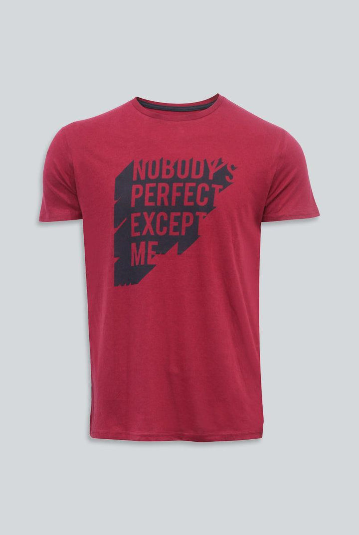 Cherry Red T-Shirt for Men