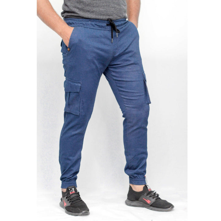 Dark Blue Cargo Trouser for Men
