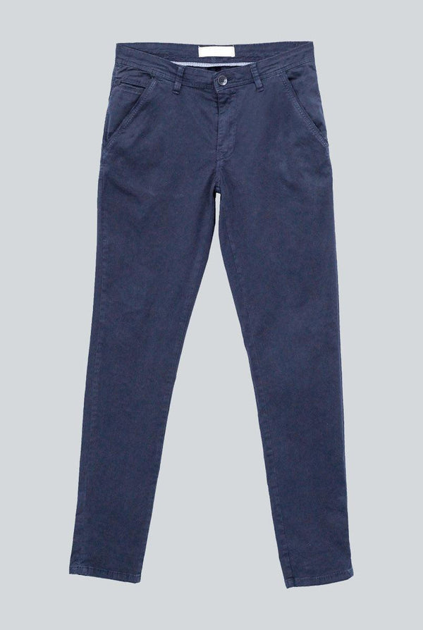 Dark Blue Cotton Pant for Men