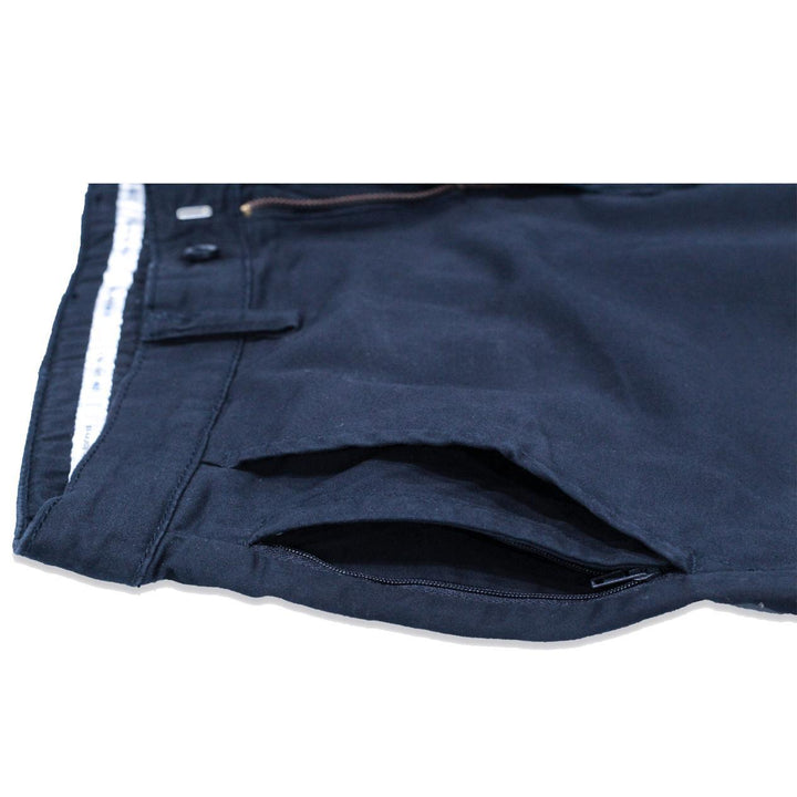 Dark Blue cotton shorts for Men - IndusRobe