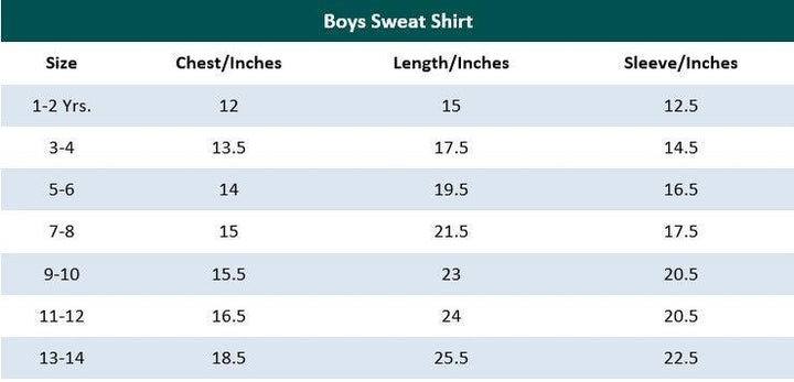 Dark Blue Sweat Shirts for Boys (Fleece)