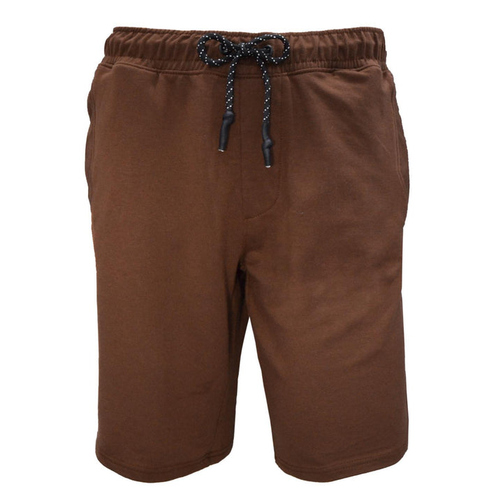 Dark Brown Paneled Shorts For Men - IndusRobe