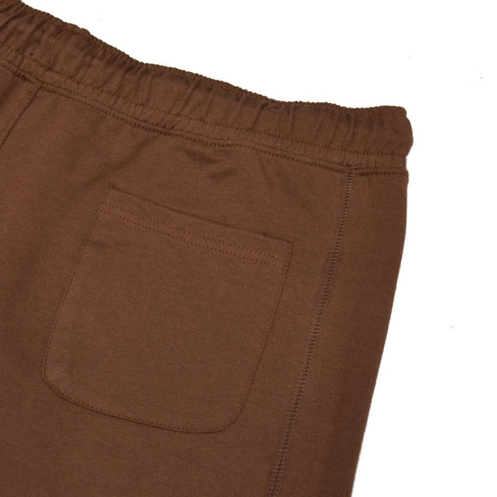 Dark Brown Paneled Shorts For Men - IndusRobe