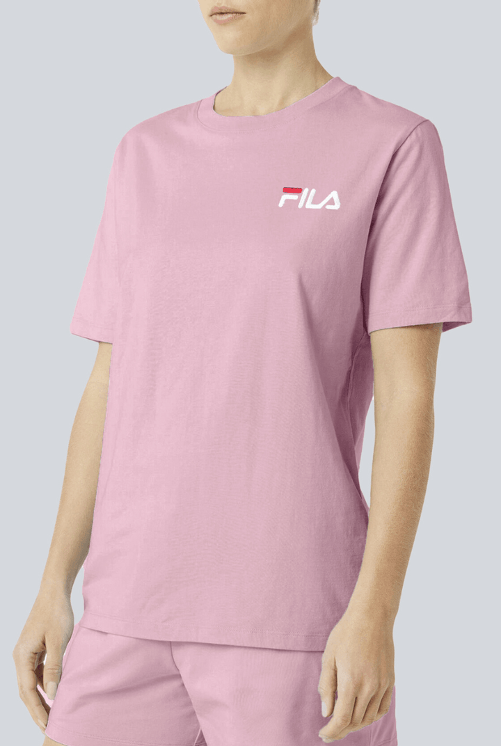 Fila pink t-shirt for Women (IRTSWM pink) - IndusRobe