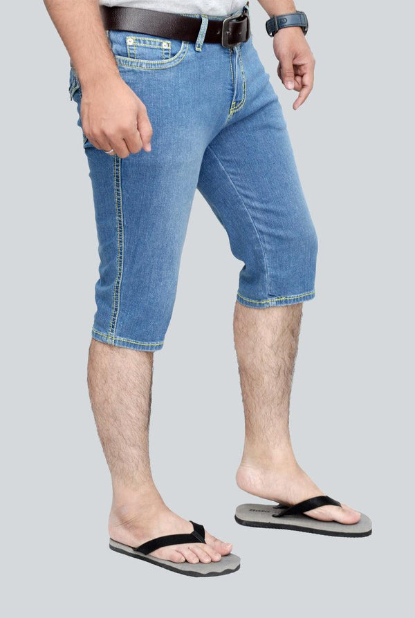 Blue Denim Short for Men