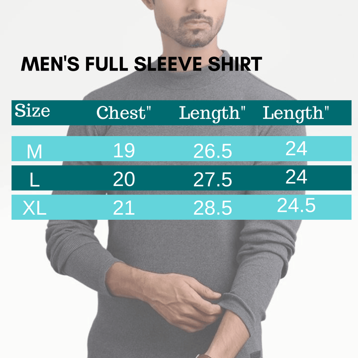 Light Grey Mock Neck Sweatshirt for Men - IndusRobe
