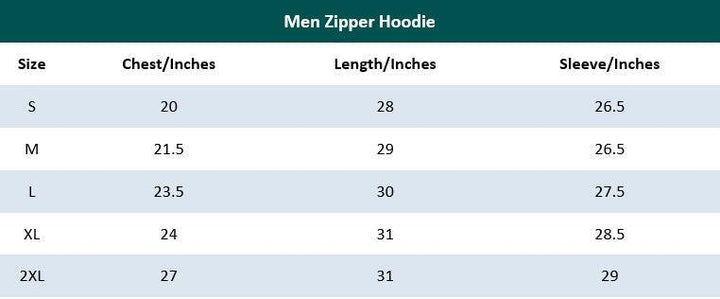 Light Grey Zipper Hoodie for Men (Fleece)