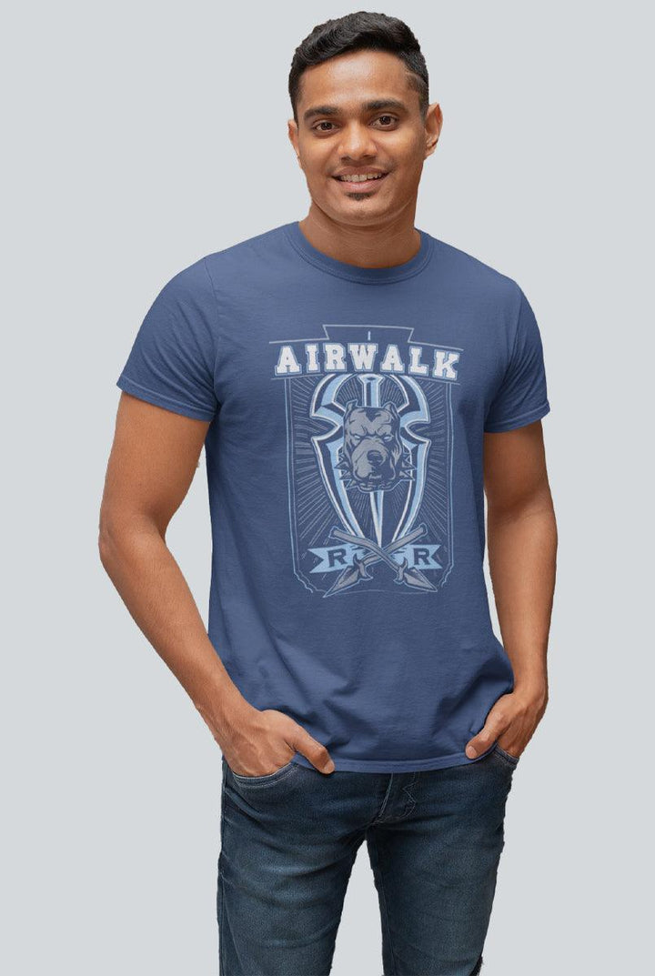 Grey T-Shirt for Men (AirWalk)