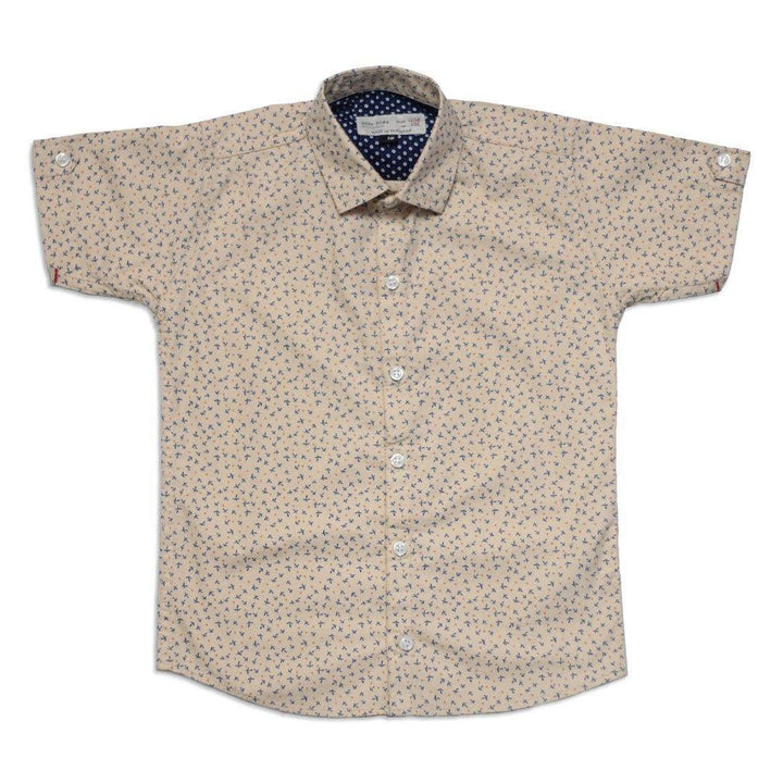Light straw casual shirt for kids