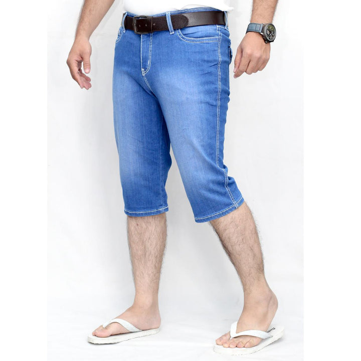 Blue Denim Short for Men - IndusRobe