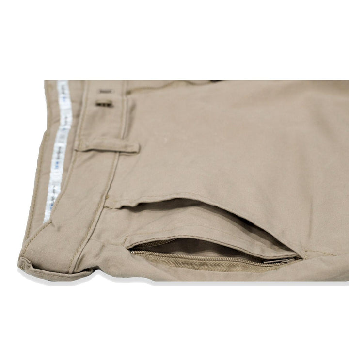 Light Brown Cotton shorts for Men - IndusRobe