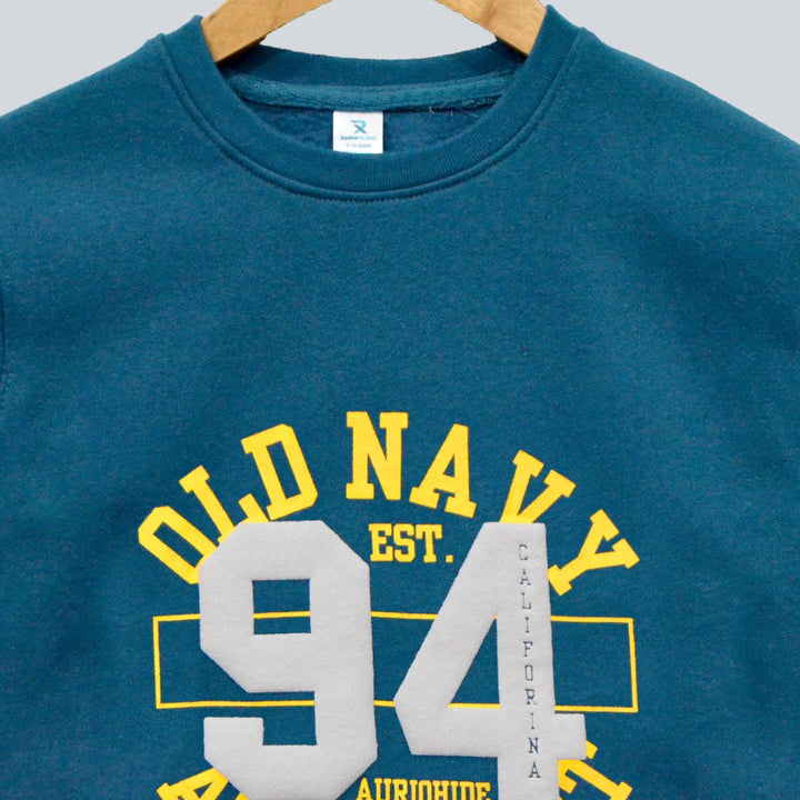 Navy Blue Sweatshirt for Boys (Fleece)