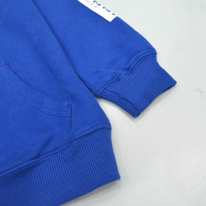 Navy Blue Zipper Hoodie for Boys (Fleece) - IndusRobe