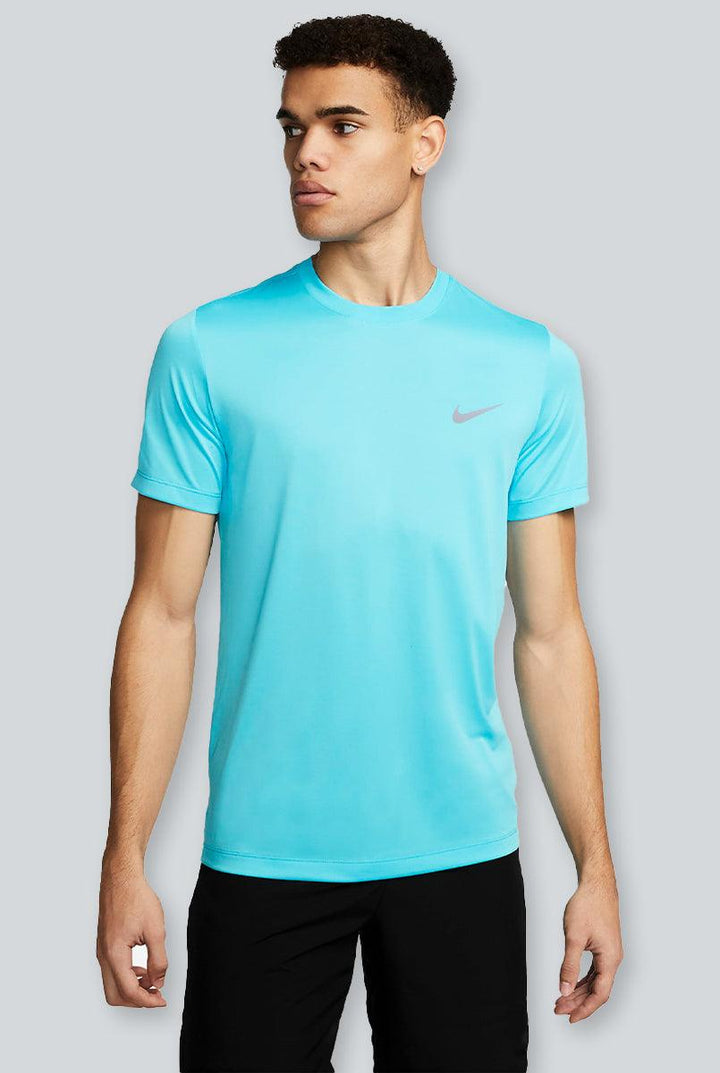 Nike Light Blue Dri-Fit T-Shirt for Men - IndusRobe