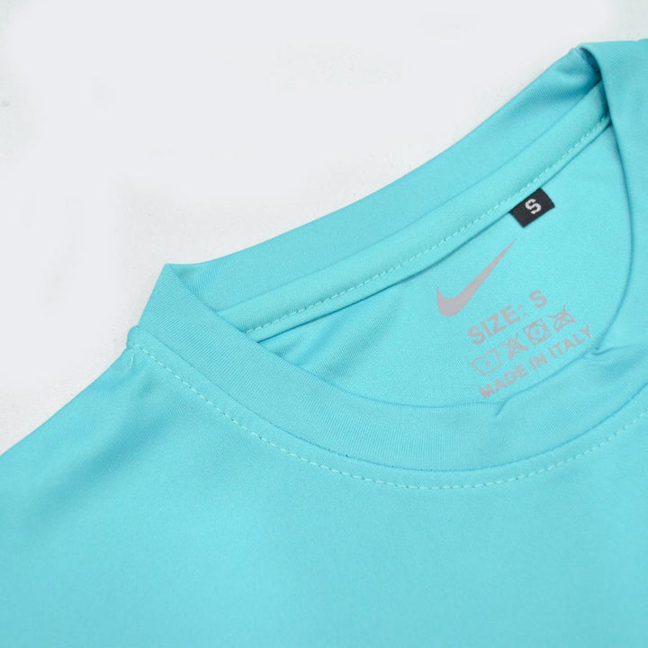 Nike Light Blue Dri-Fit T-Shirt for Men - IndusRobe