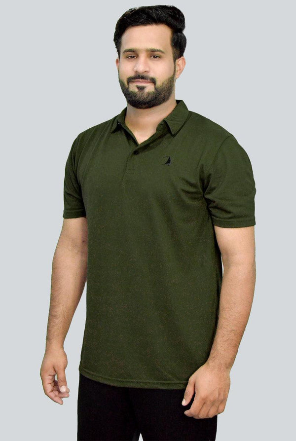Olive Green Polo for Men