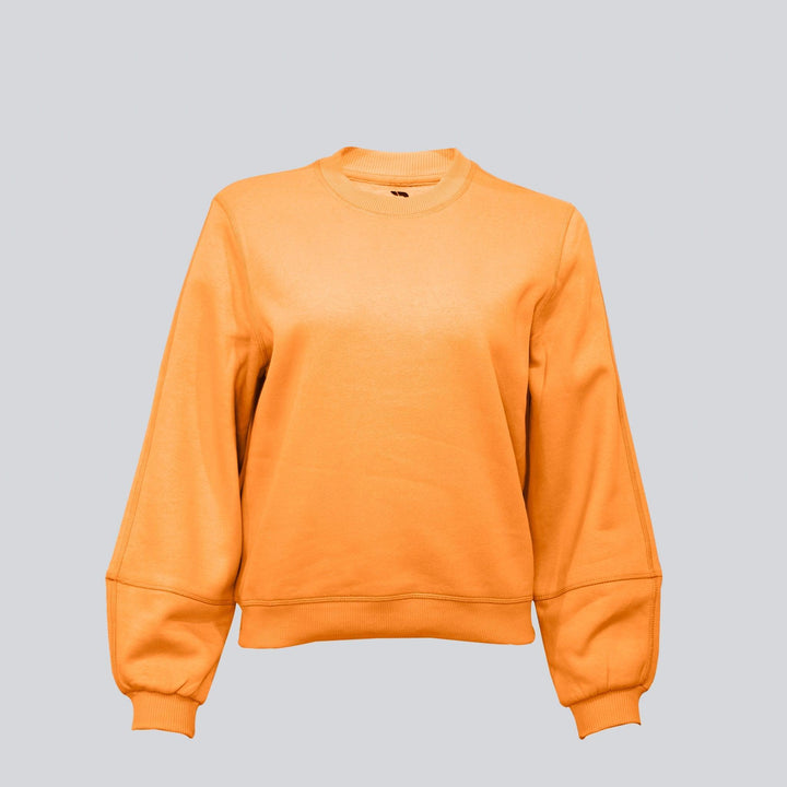 Orange Sweatshirt for Women (Fleece)