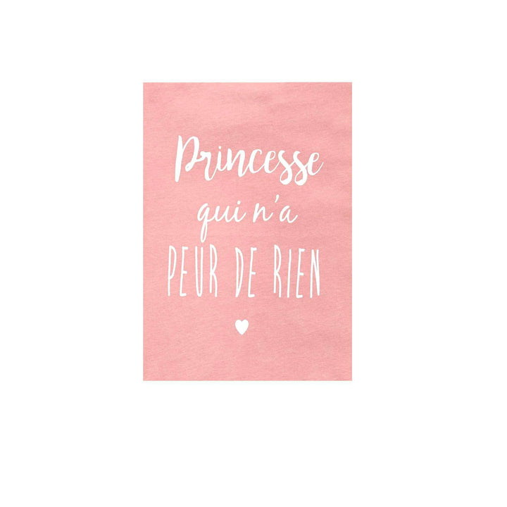 Peach Princess Print T-Shirt for Girl - IndusRobe