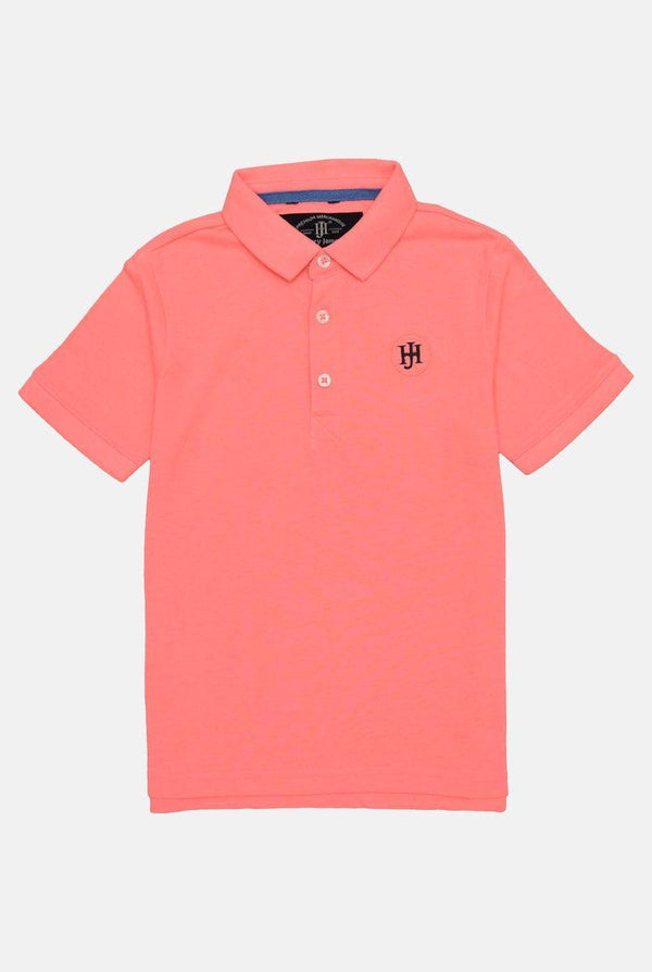 Pink Polo for Boys