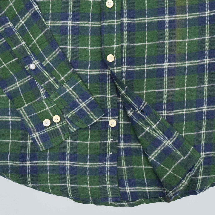 Premium Quality Falalen Green Check Shirt for Men - IndusRobe