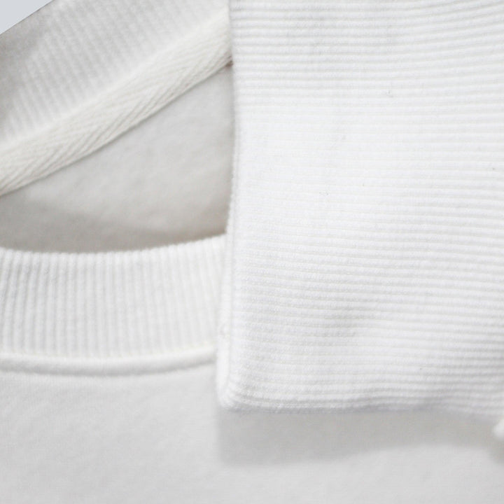 White Sweatshirt for Women (Fleece)
