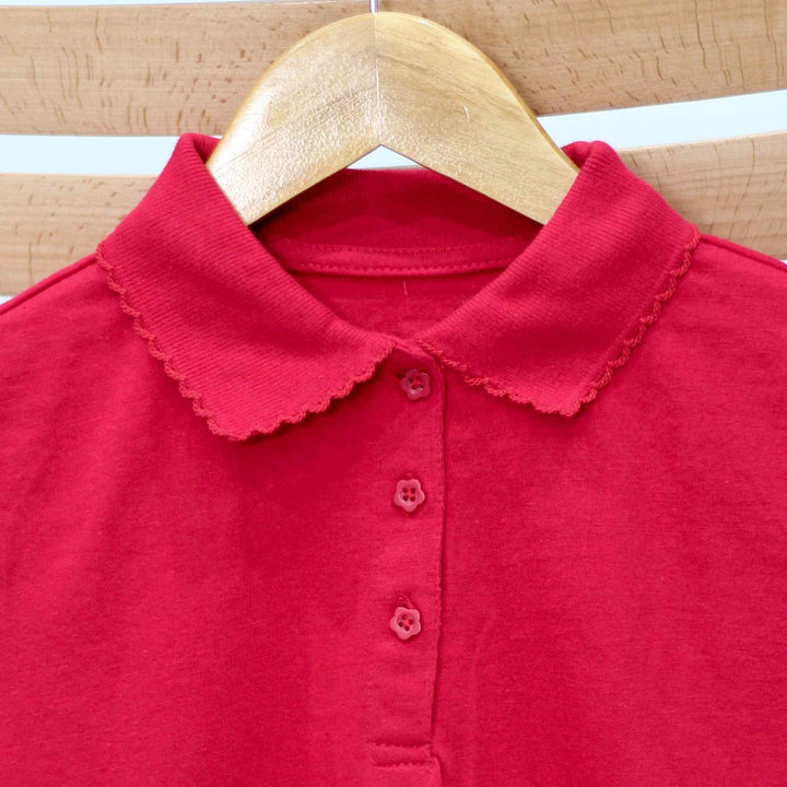 Red Polo for Girl - IndusRobe