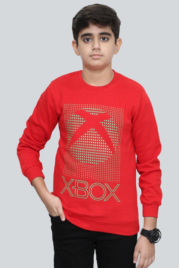 Red Sweatshirt for boys (Fleece)
