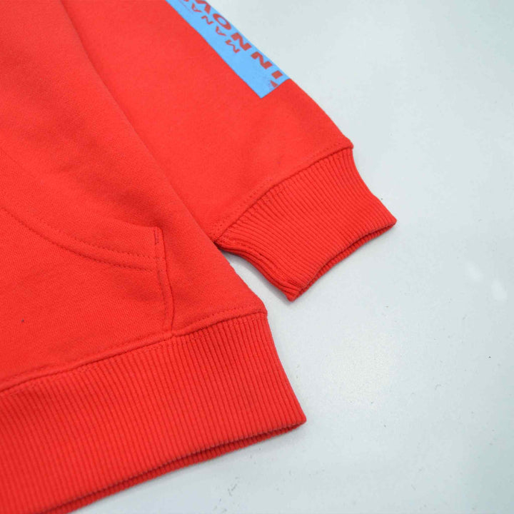 Red Zipper Hoodie for Boys (Fleece) - IndusRobe