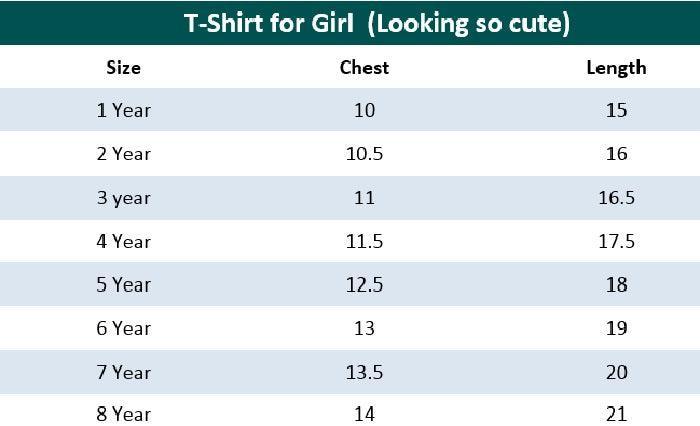 Sea Green T-Shirt for Girl